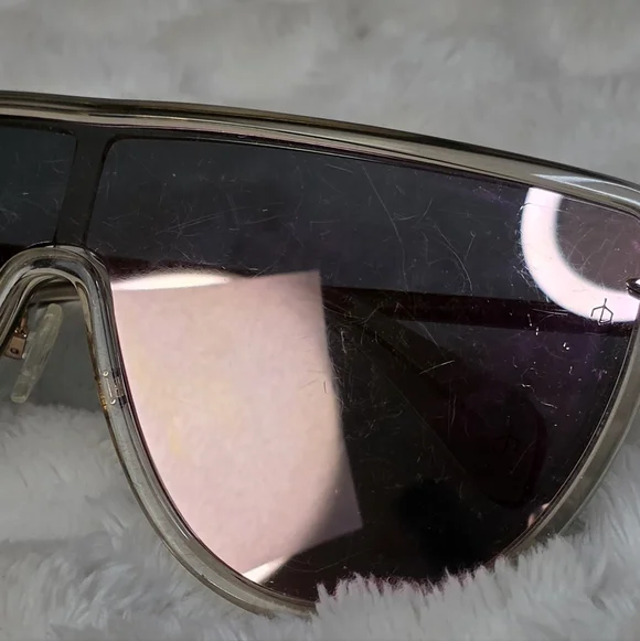 Rag & Bone Pink Shield Sunglasses - Picture 16 of 16